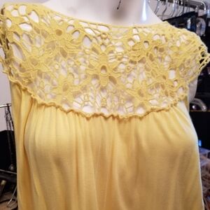 Crocheted jersey top